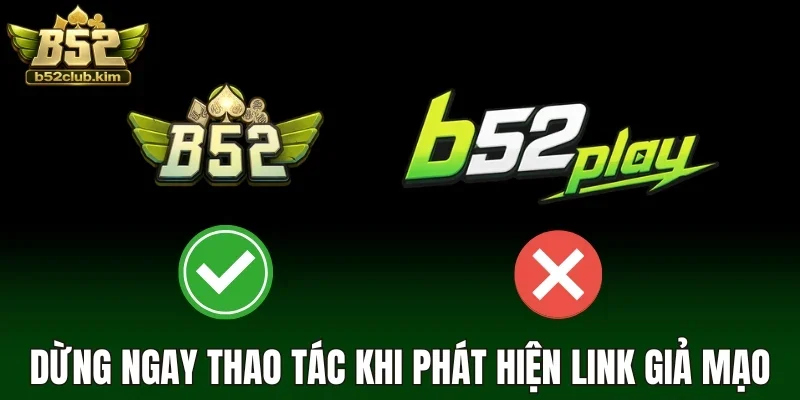 Dừng ngay thao tác khi phát hiện link giả mạo