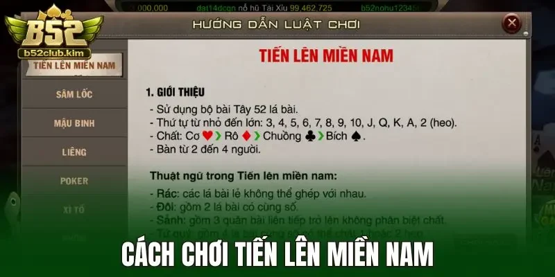 Cách chơi tiến lên miền Nam
