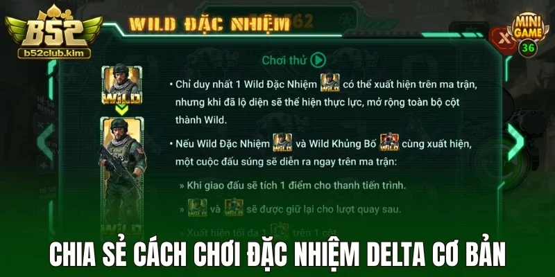 Chia sẻ cách chơi đặc nhiệm Delta cơ bản