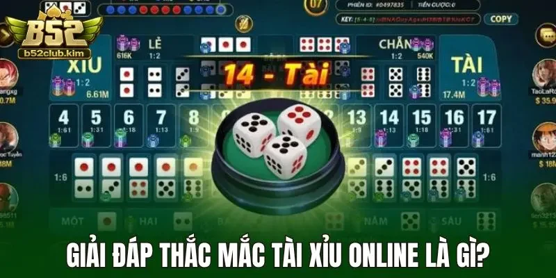 Giải đáp thắc mắc tài xỉu online là gì?