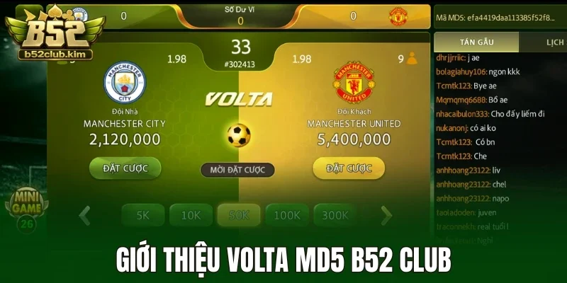 Giới thiệu volta MD5 B52 Club