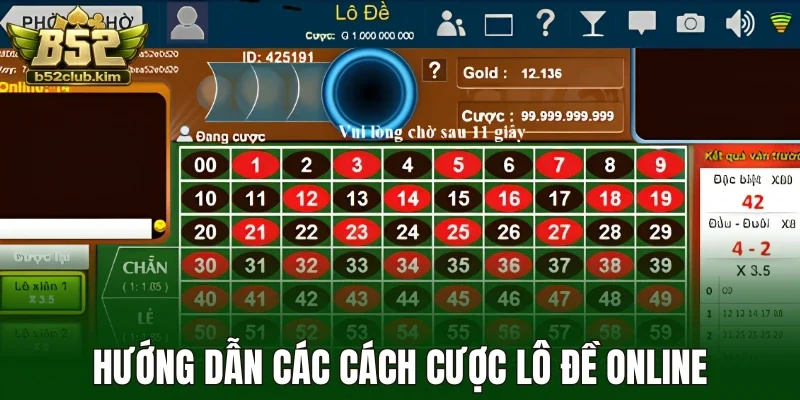 Hướng dẫn các cách cược lô đề online
