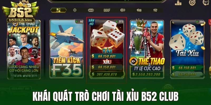 Khái quát trò chơi tài xỉu B52 Club