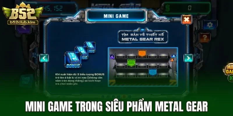 Mini game trong siêu phẩm Metal Gear