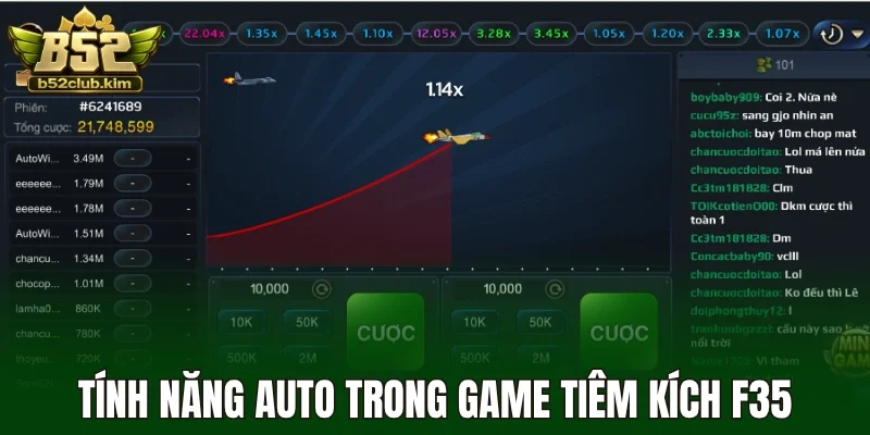 Tính năng auto trong game tiêm kích F35